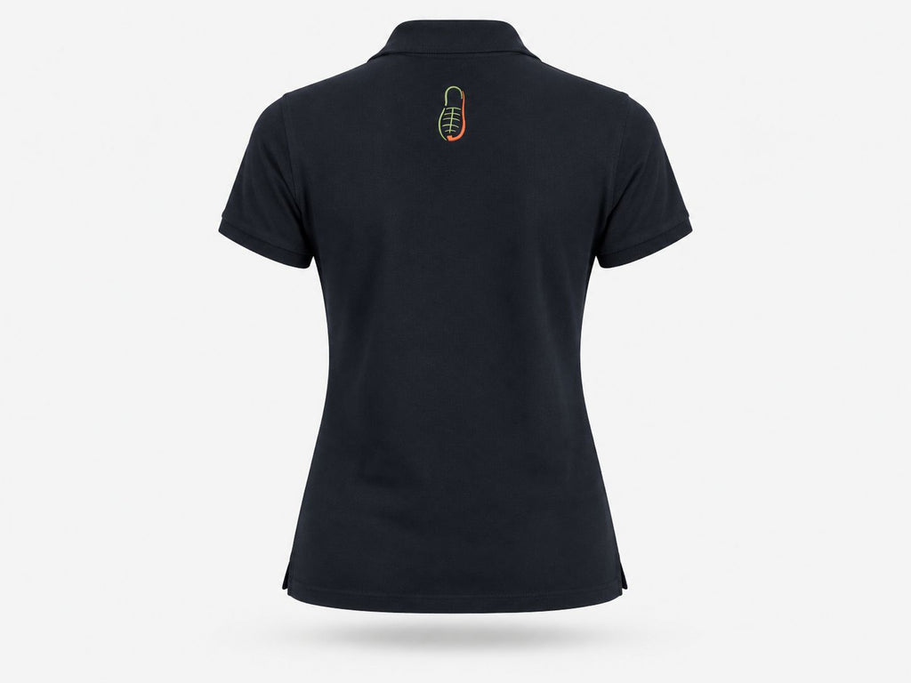 Jopanke Damen-Polo Navy Blau 100% Bio-Baumwolle