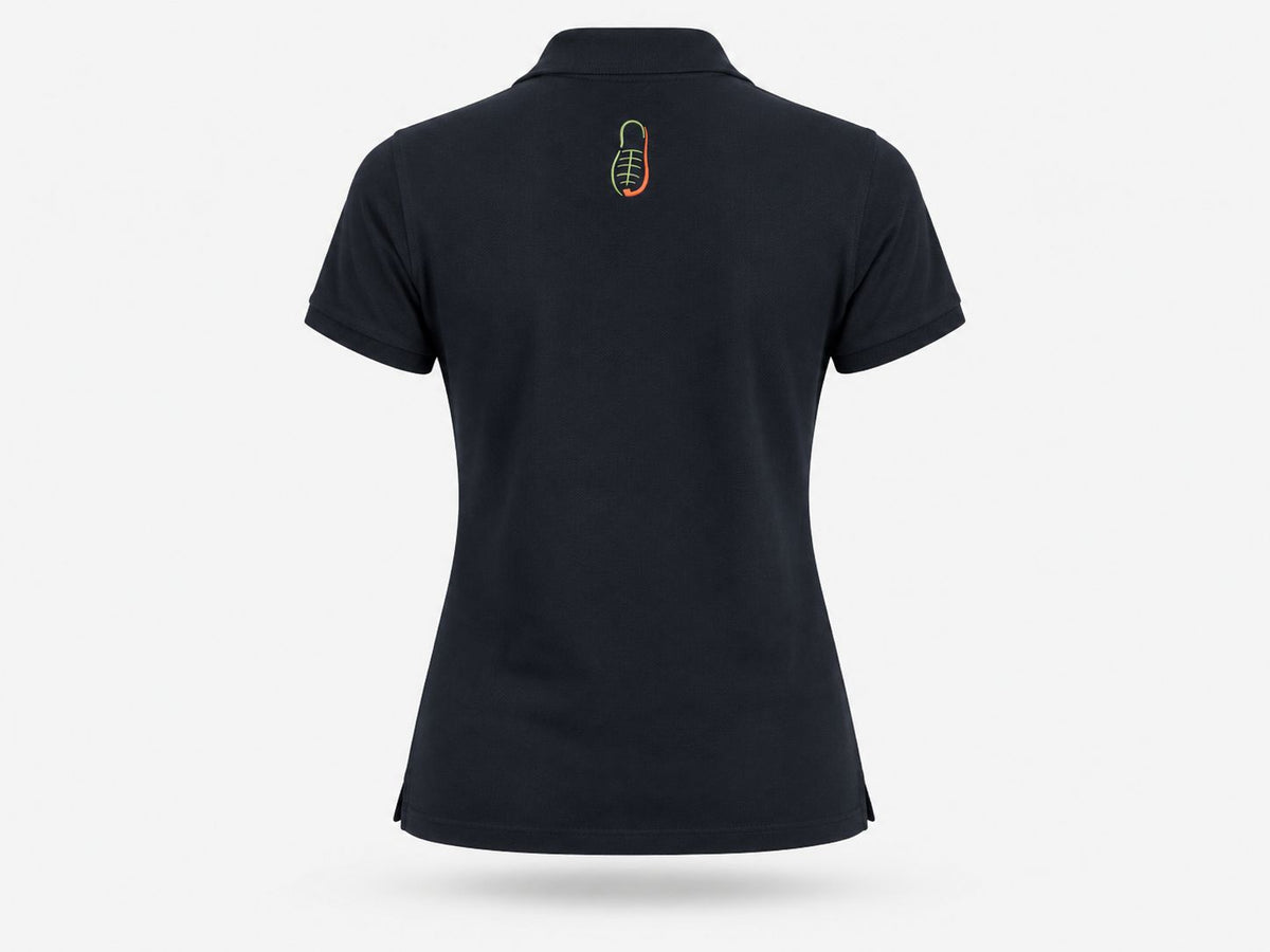 Jopanke Damen-Polo Navy Blau 100% Bio-Baumwolle