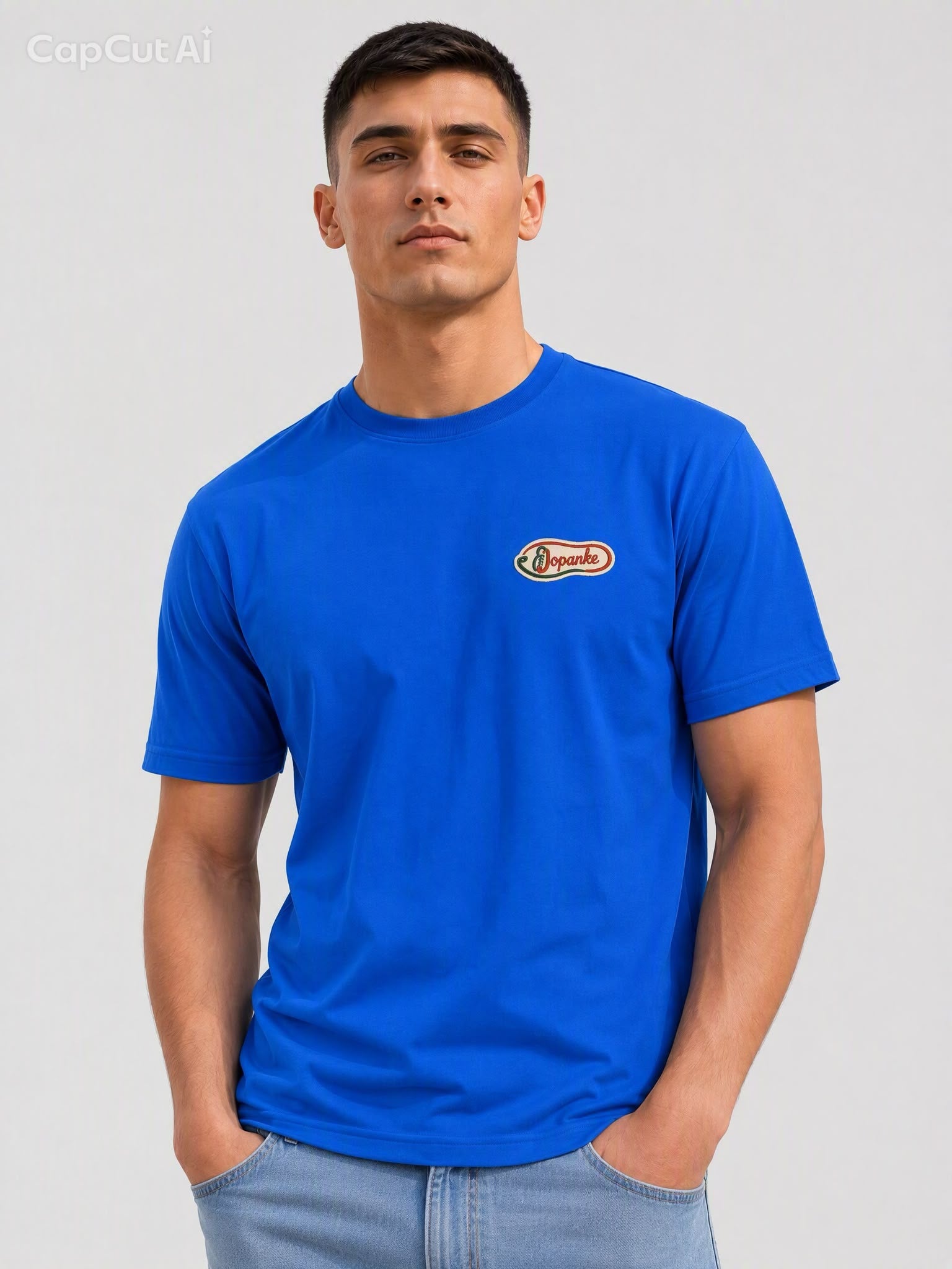 JOPANKE Classic Logo T-Shirt – Royal Blau