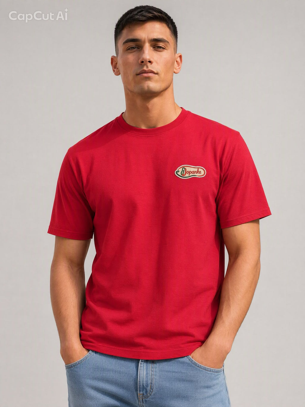 JOPANKE Classic Logo T-Shirt – Rot
