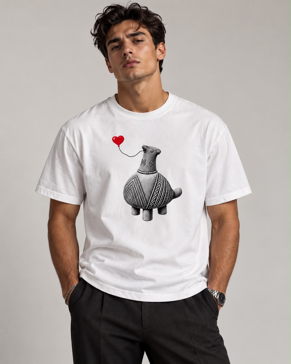 Jopanke Vucedolska Golubica  – T-Shirt weiß