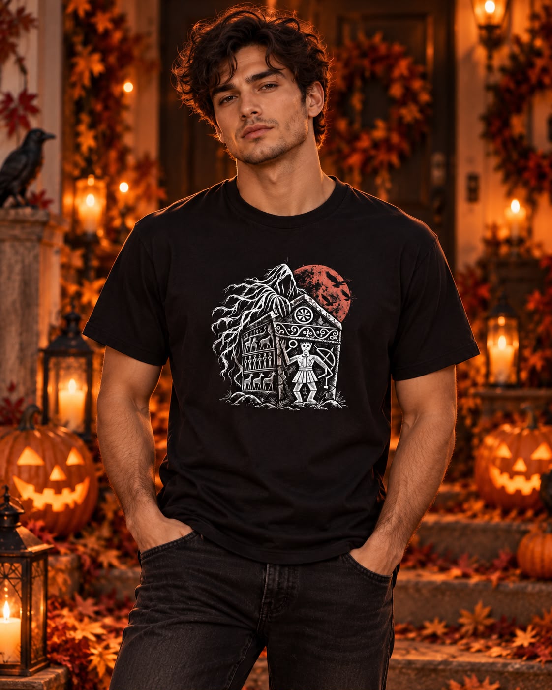 Jopanke STEĆAK – Mystisches Balkan Halloween T-Shirt