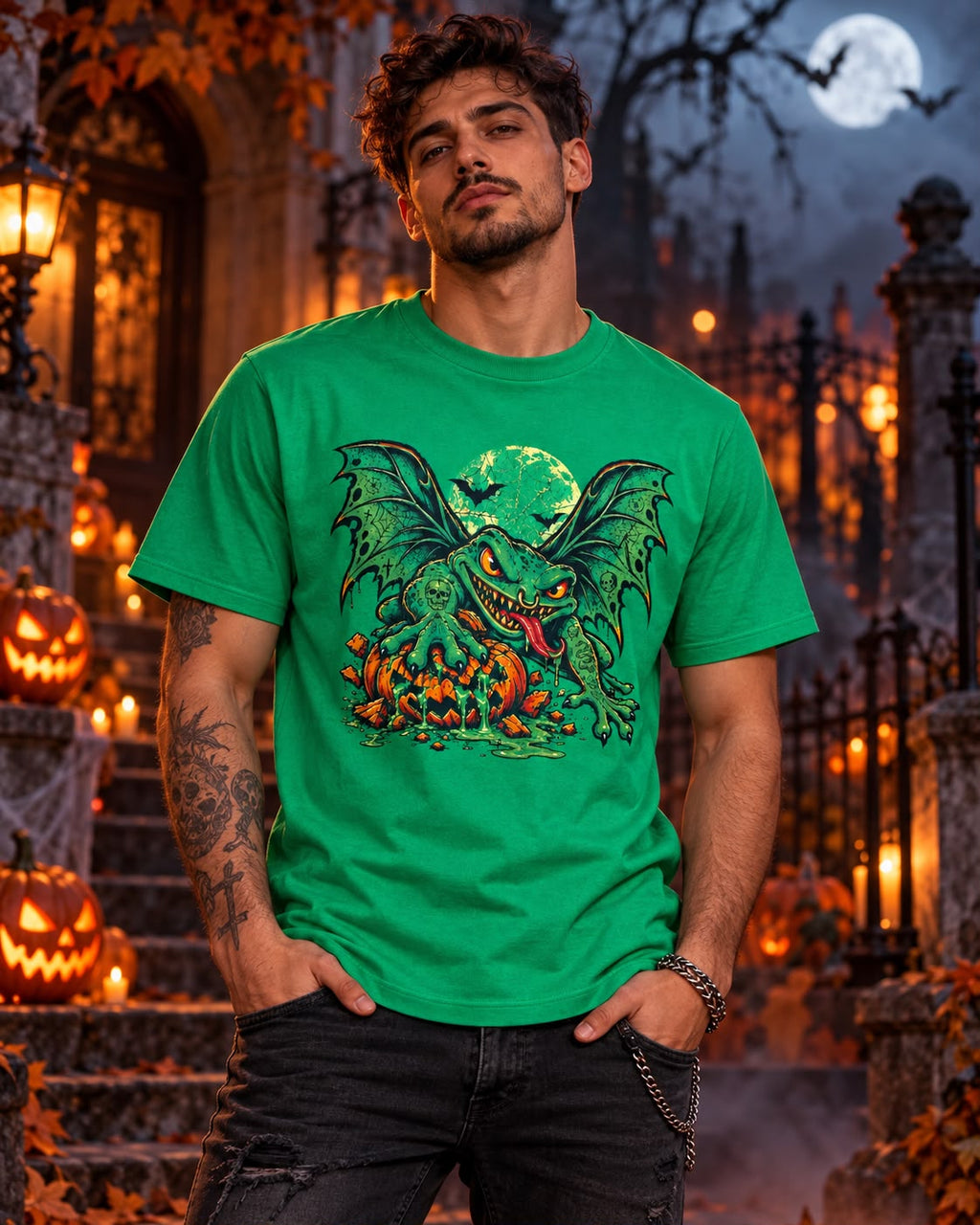 Halloween Frosch – Dark Fantasy Fabelwesen T-Shirt | Jopanke