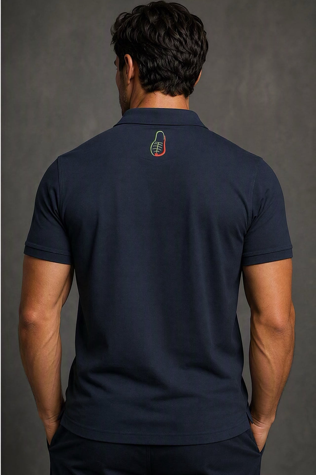 Jopanke Premium Polo Shirt mit Stickerei-Navy Blau