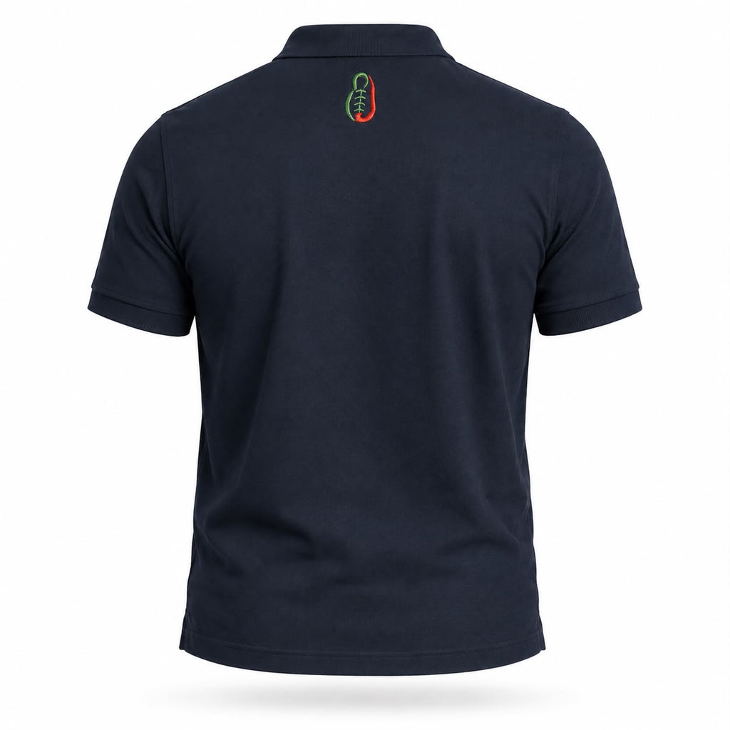 Jopanke Premium Polo Shirt mit Stickerei-Navy Blau
