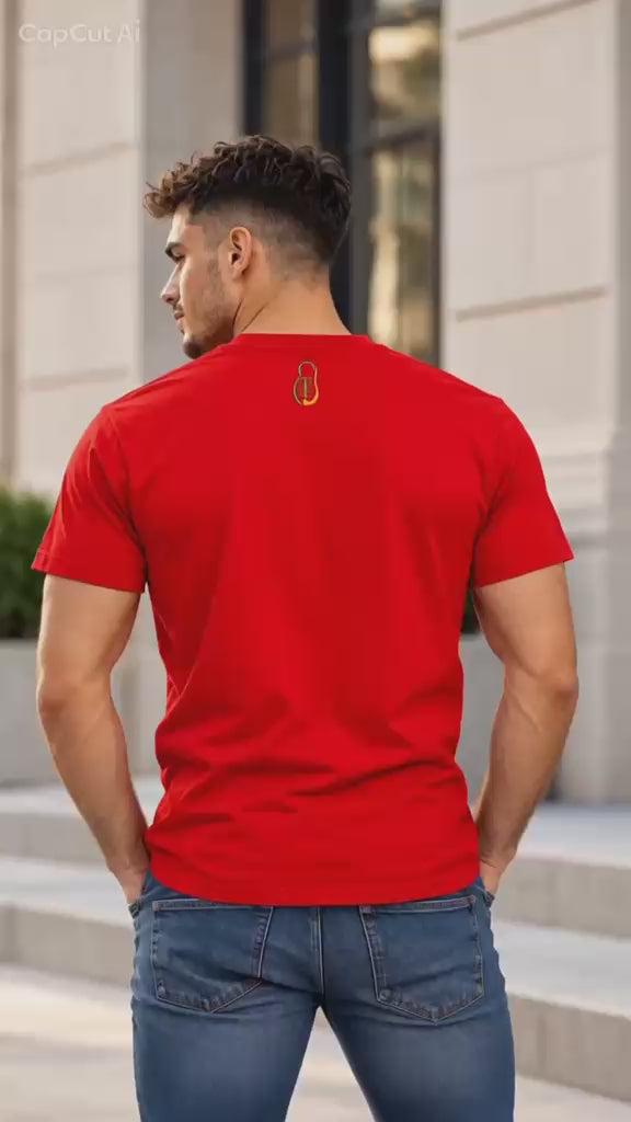 Opanak T-Shirt Rot -Balkan Streetwear / Jopanke